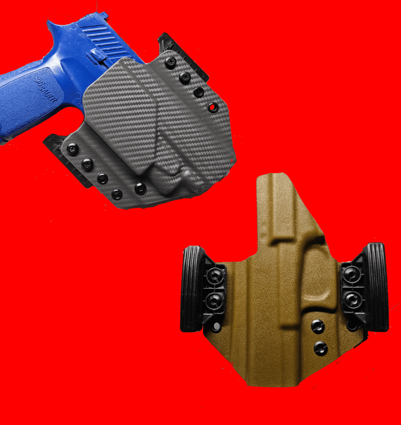 OWB HOLSTER (PANCAKE STYLE) W/ NO WING LOOPS